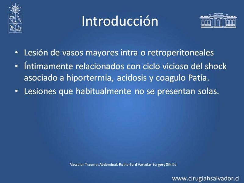 Diapositiva 1 de Lesión Vascular Abdominal