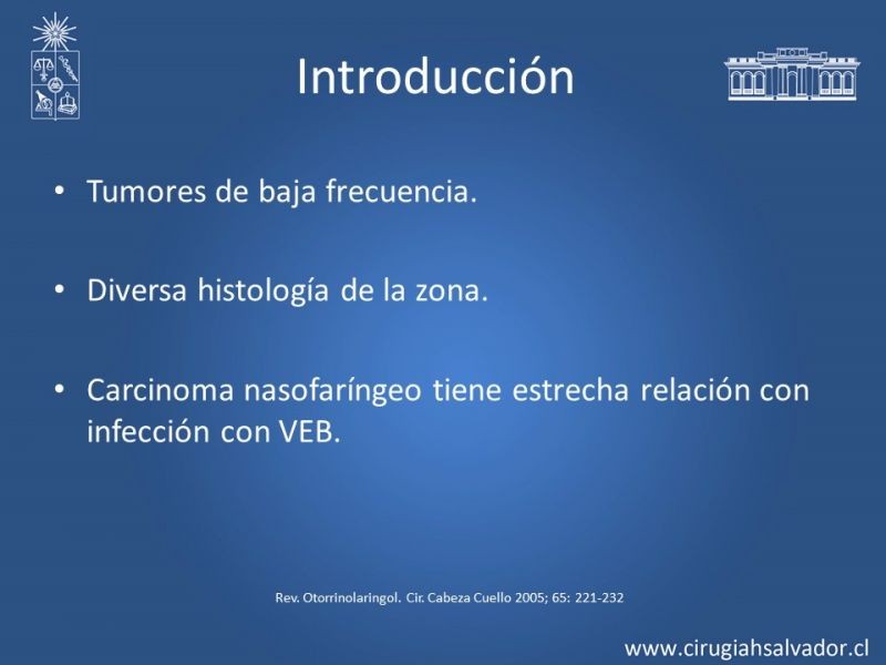 Diapositiva 1 de Tumores de Rinofaringe