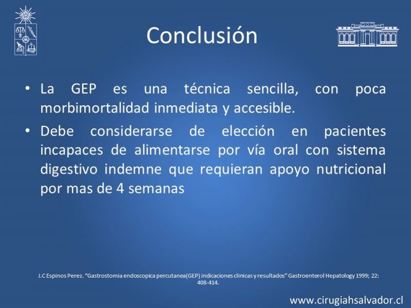 Diapositiva 11 de Gastrostomía Endoscópica Percutánea