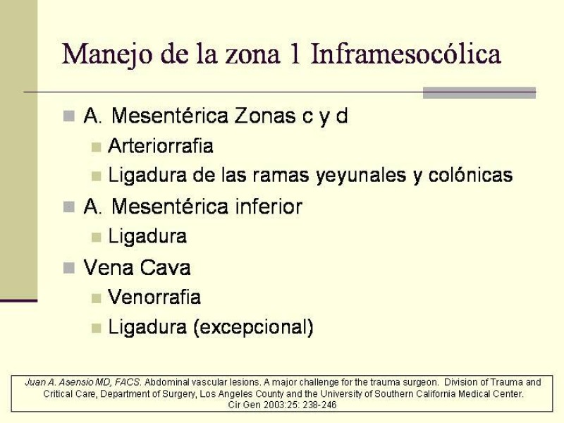 Diapositiva 35 de Lesiones Vasculares Abdominales