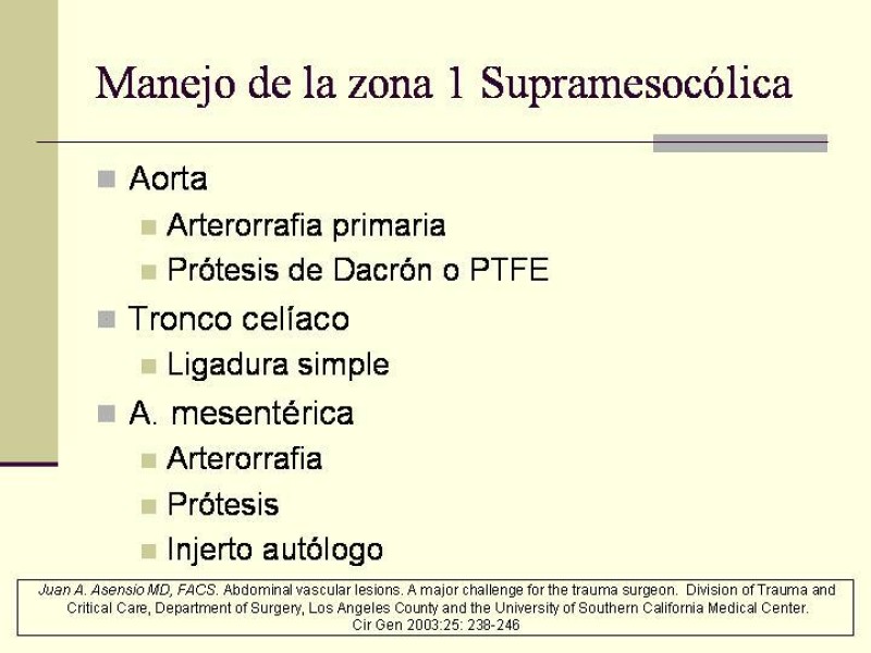 Diapositiva 33 de Lesiones Vasculares Abdominales