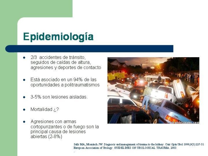 Diapositiva 2 de Traumatismo renal