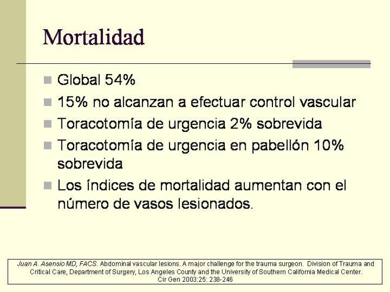 Diapositiva 40 de Lesiones Vasculares Abdominales