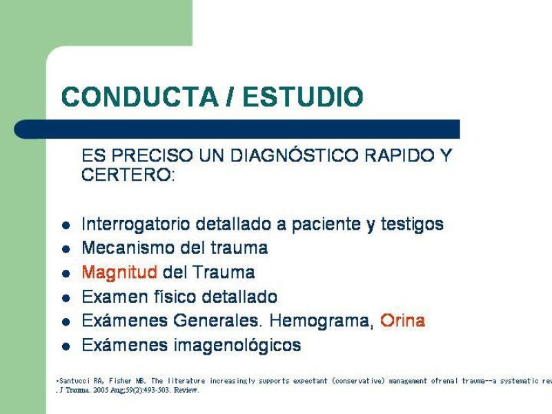 Diapositiva 4 de Traumatismo renal