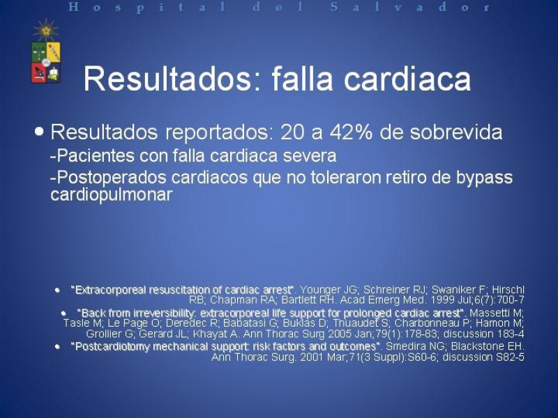 Diapositiva 11 de ECMO : Extra Corporeal Membrane Oxigenation