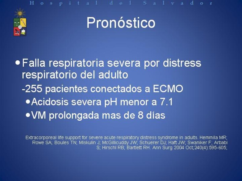 Diapositiva 13 de ECMO : Extra Corporeal Membrane Oxigenation