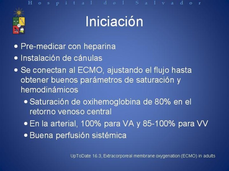 Diapositiva 15 de ECMO : Extra Corporeal Membrane Oxigenation