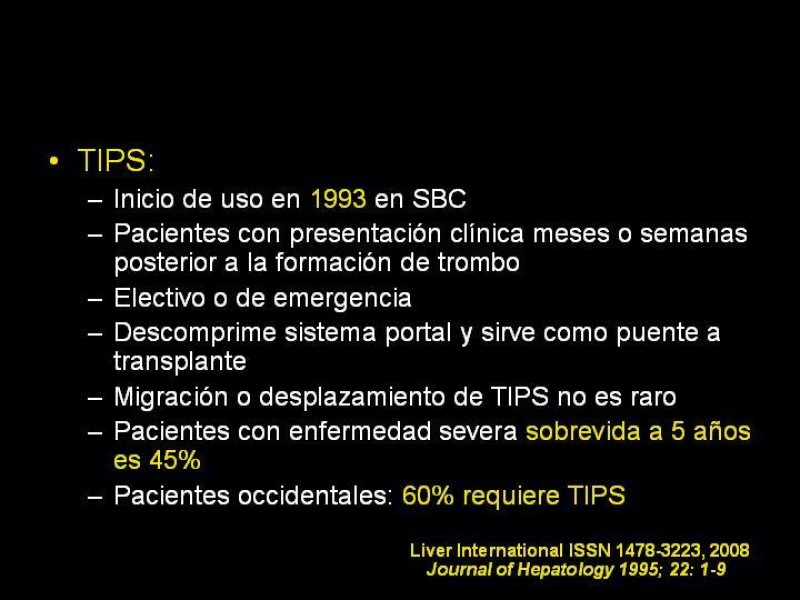 Diapositiva 22 de Sindrome de Budd-Chiari
