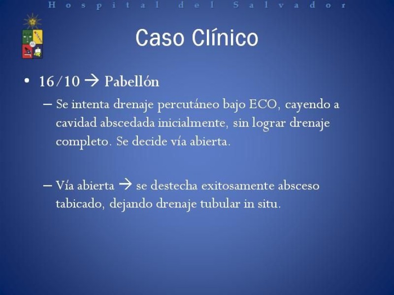 Diapositiva 9 de Manejo de los Abscesos Renales y Perinefríticos a propósito de un caso clínico