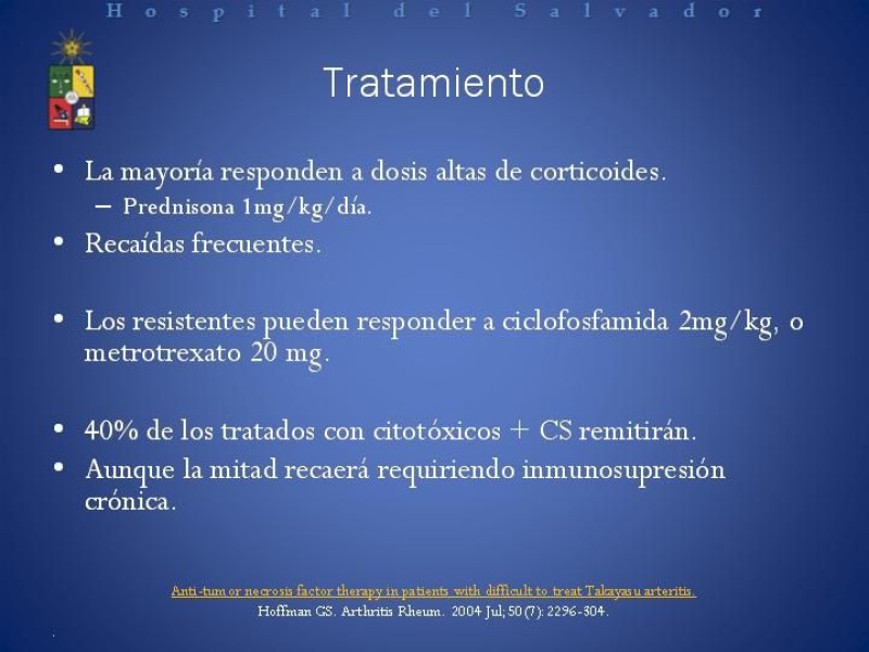 Diapositiva 11 de Enfermedad de Takayasu