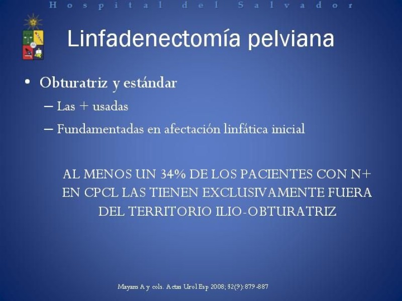 Diapositiva 15 de Linfadenectomía Ampliada vs Estándar en Cáncer de Próstata