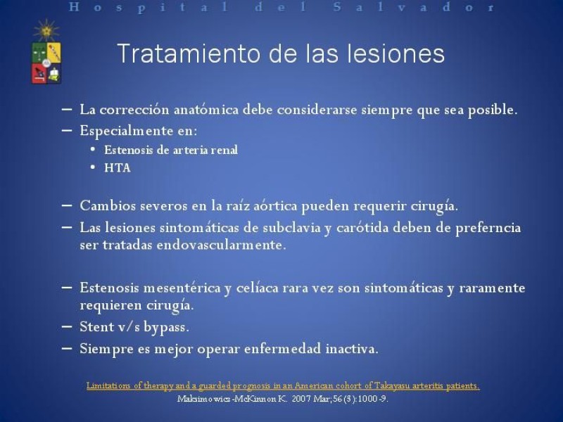 Diapositiva 13 de Enfermedad de Takayasu