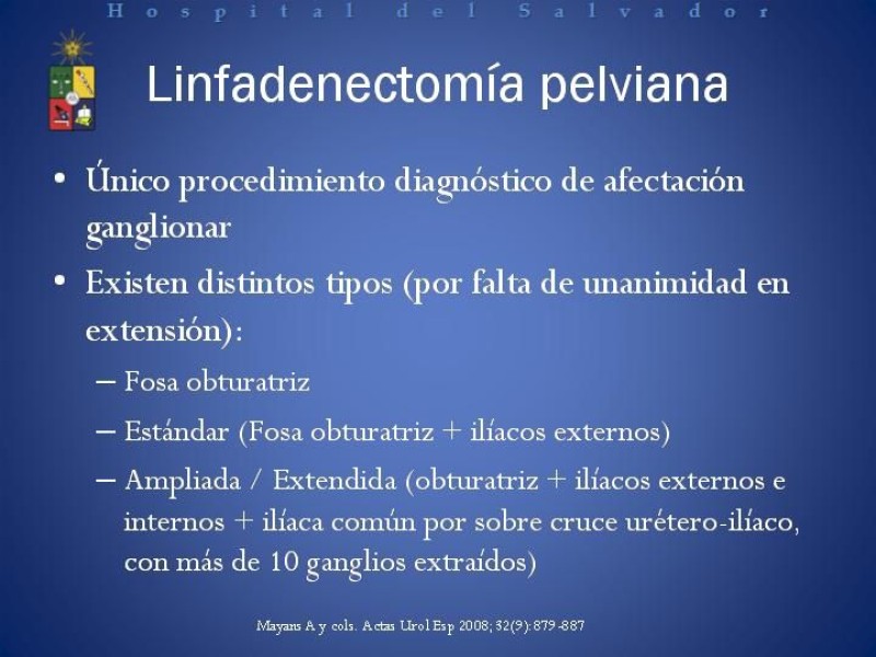Diapositiva 14 de Linfadenectomía Ampliada vs Estándar en Cáncer de Próstata