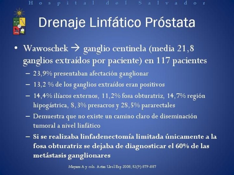 Diapositiva 17 de Linfadenectomía Ampliada vs Estándar en Cáncer de Próstata