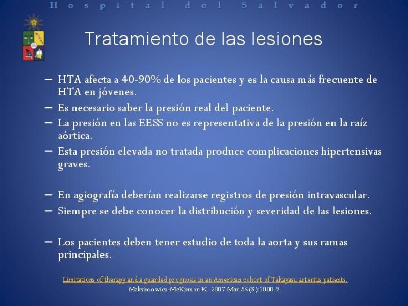Diapositiva 12 de Enfermedad de Takayasu