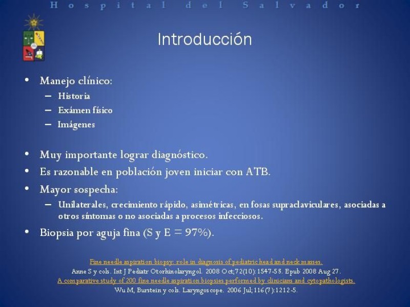 Diapositiva 1 de Masa cervical