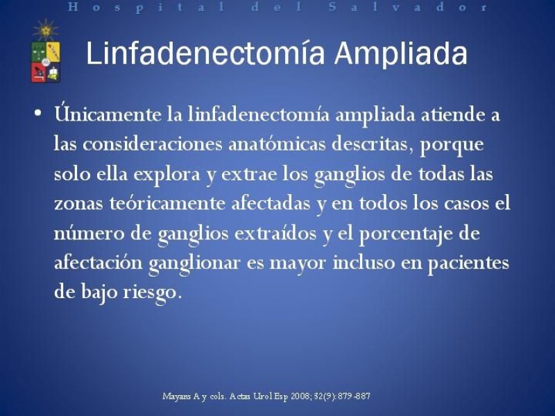 Diapositiva 18 de Linfadenectomía Ampliada vs Estándar en Cáncer de Próstata