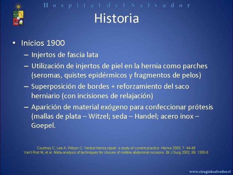 Diapositiva 7 de Reparación Laparoscópica de hernias incisionales