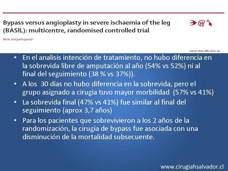 Diapositiva 30 de Manejo de Isquemia Critica de Extremidades Inferiores