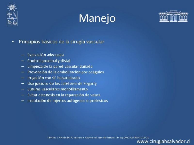 Diapositiva 16 de Lesiones Vasculares Abdominales
