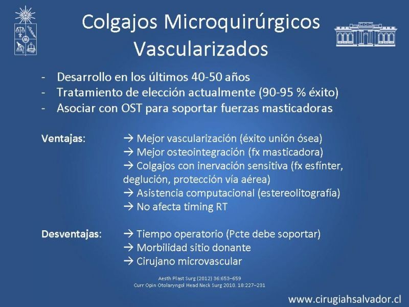 Diapositiva 13 de Alternativas de Reconstrucción Mandibular