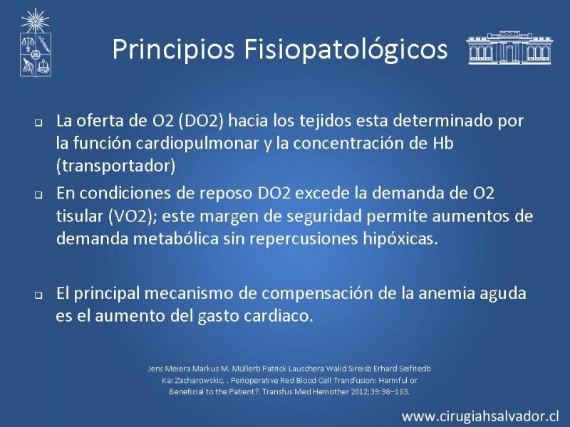 Diapositiva 5 de Terapia transfusional en el perioperatorio