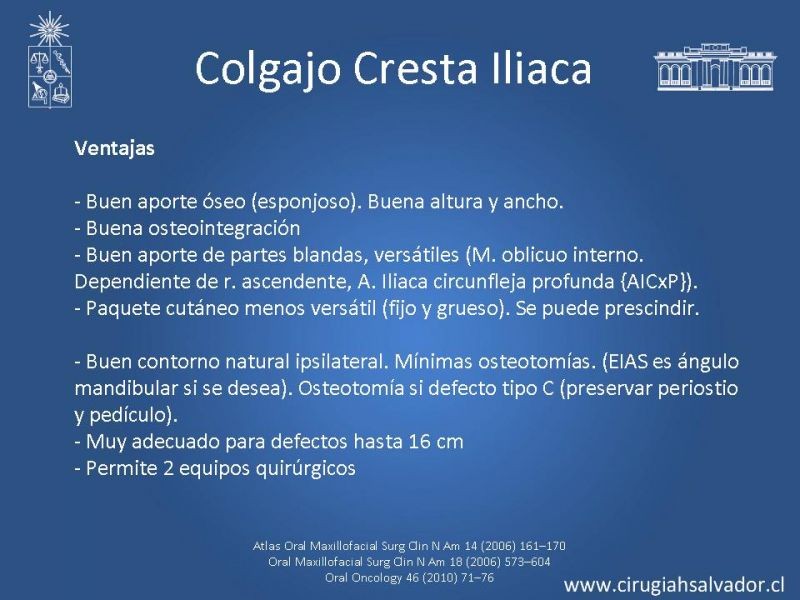 Diapositiva 21 de Alternativas de Reconstrucción Mandibular