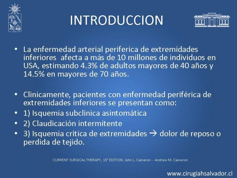 Diapositiva 1 de Manejo de Isquemia Critica de Extremidades Inferiores