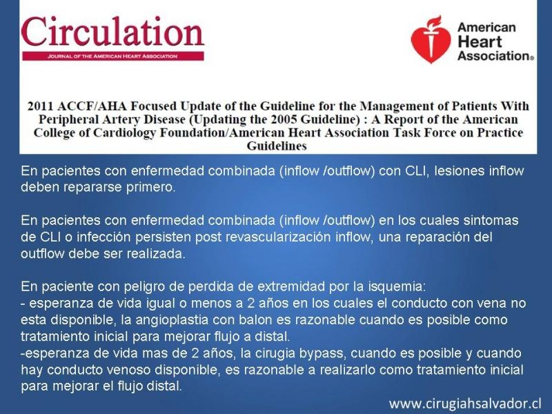 Diapositiva 31 de Manejo de Isquemia Critica de Extremidades Inferiores