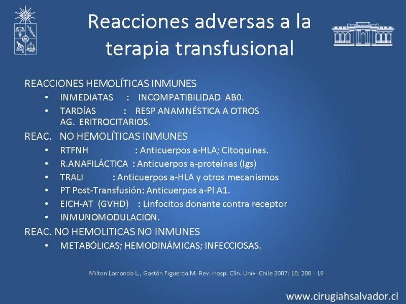 Diapositiva 3 de Terapia transfusional en el perioperatorio