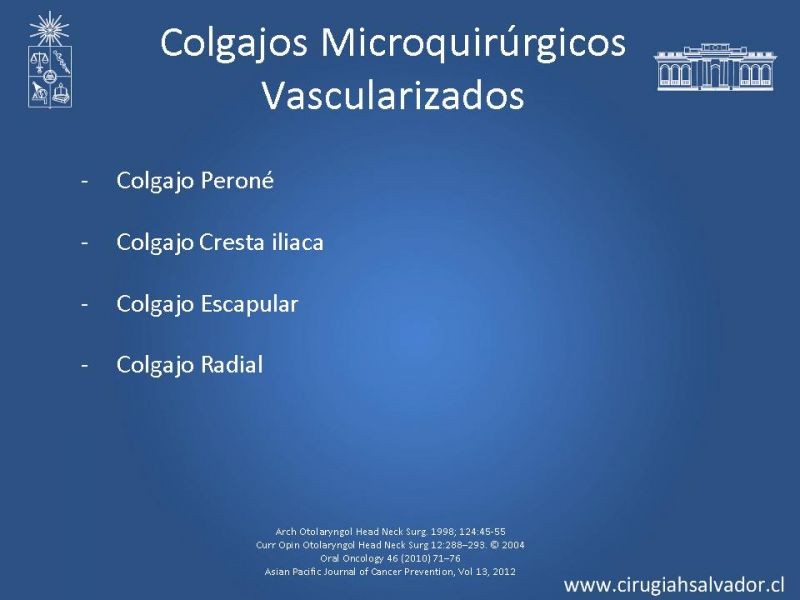 Diapositiva 14 de Alternativas de Reconstrucción Mandibular