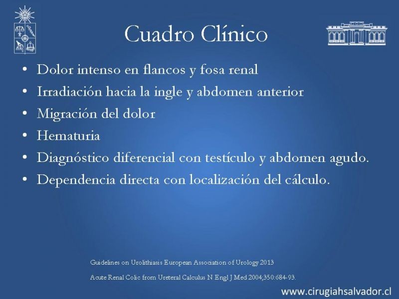 Diapositiva 2 de Urolitiasis: Manejo en urgencia