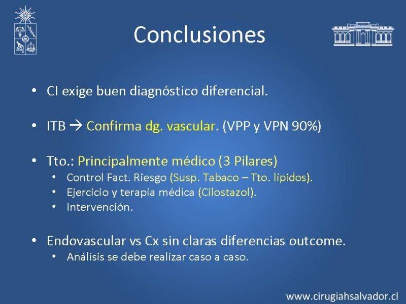 Diapositiva 17 de EAO Tto Médico y Cx (Claudicadores)