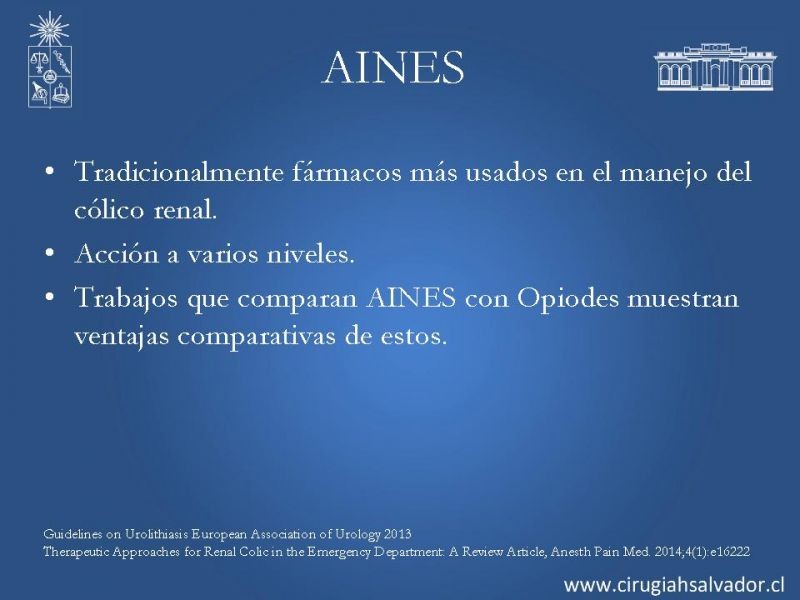 Diapositiva 7 de Urolitiasis: Manejo en urgencia