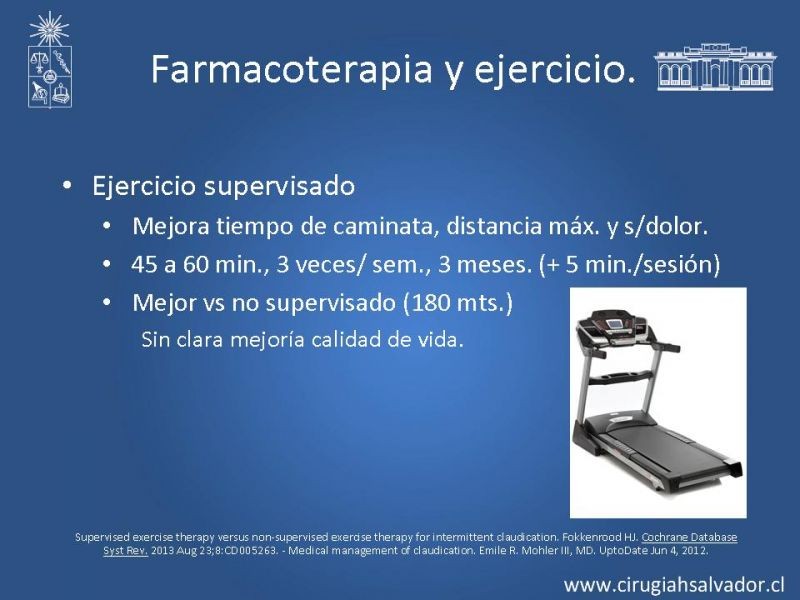 Diapositiva 8 de EAO Tto Médico y Cx (Claudicadores)