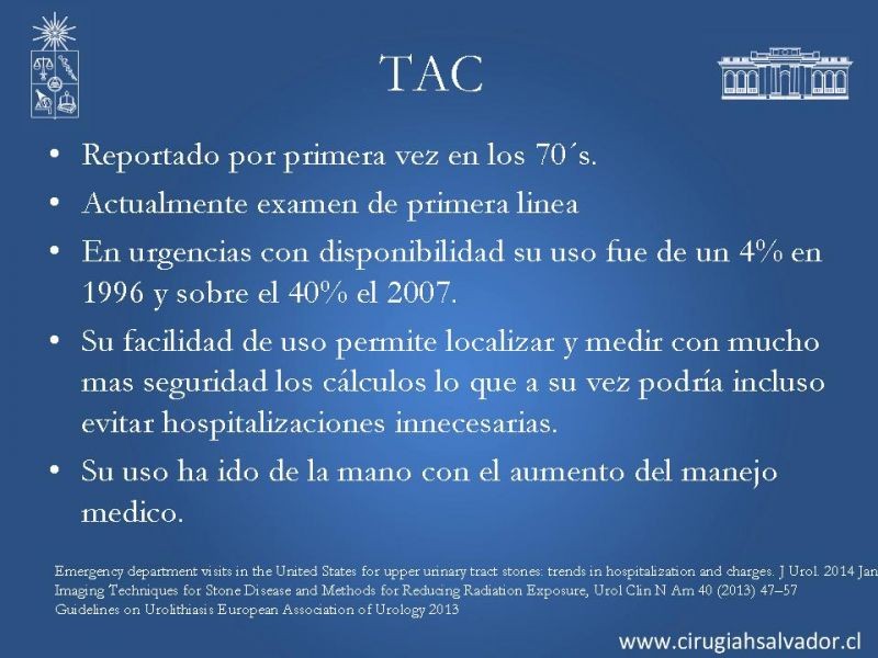 Diapositiva 16 de Urolitiasis: Manejo en urgencia