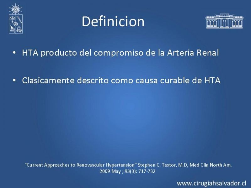 Diapositiva 1 de Hipertensión Renovascular