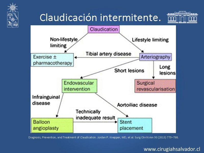 Diapositiva 16 de EAO Tto Médico y Cx (Claudicadores)