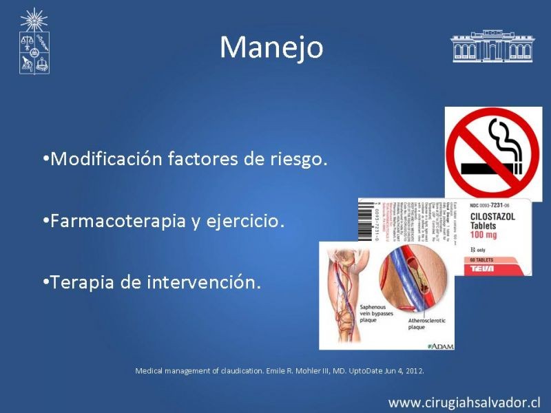 Diapositiva 6 de EAO Tto Médico y Cx (Claudicadores)