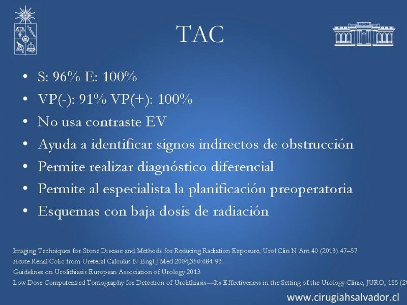 Diapositiva 17 de Urolitiasis: Manejo en urgencia