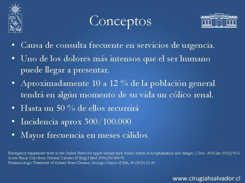 Diapositiva 1 de Urolitiasis: Manejo en urgencia