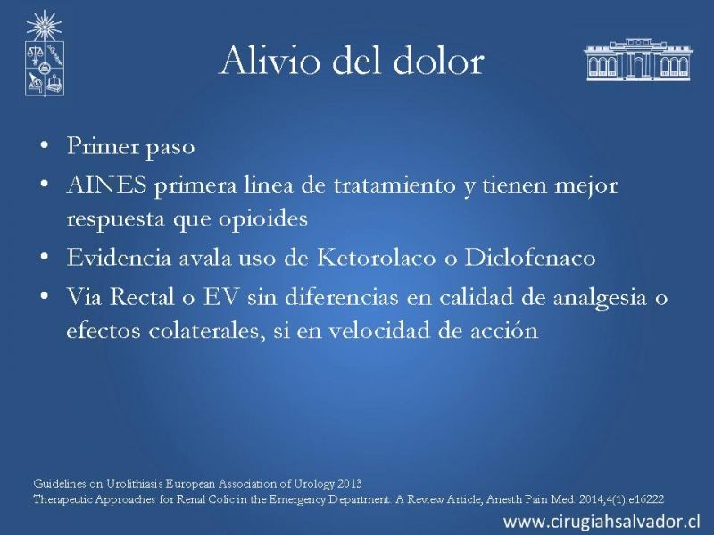 Diapositiva 6 de Urolitiasis: Manejo en urgencia