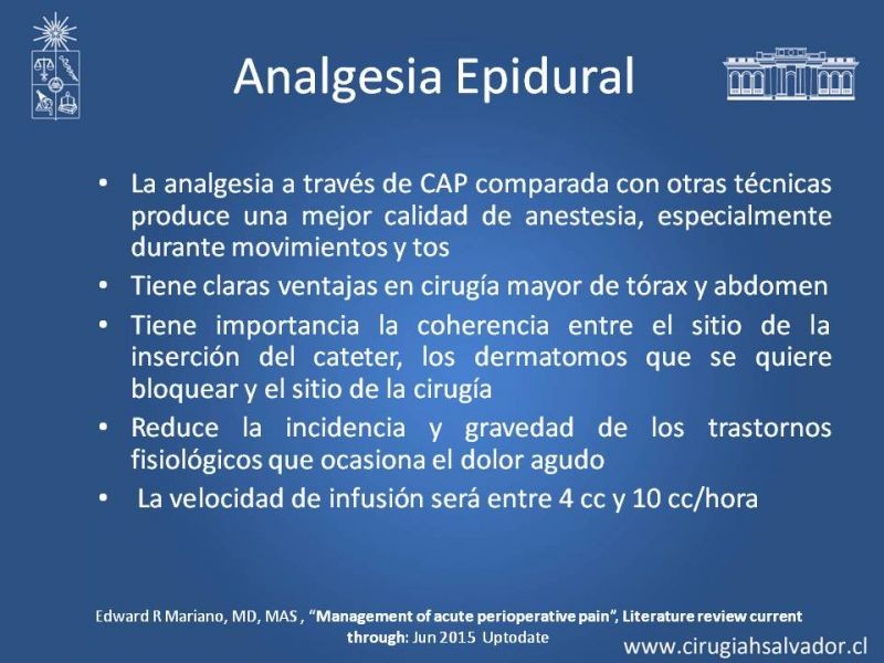 Diapositiva 30 de Manejo del dolor agudo postoperatorio