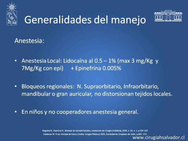 Diapositiva 10 de Heridas faciales complejas