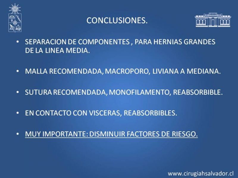 Diapositiva 15 de Hernia incisional: Alternativas de tratamiento