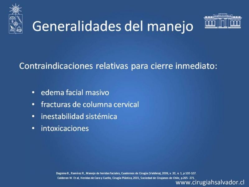 Diapositiva 9 de Heridas faciales complejas