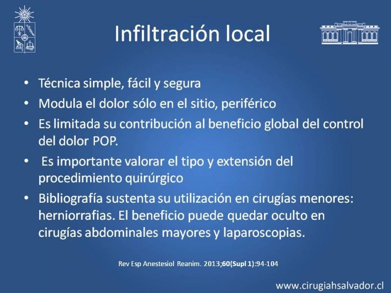 Diapositiva 33 de Manejo del dolor agudo postoperatorio