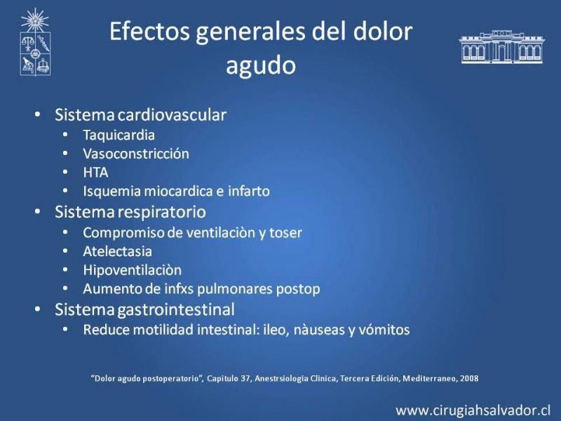 Diapositiva 8 de Manejo del dolor agudo postoperatorio