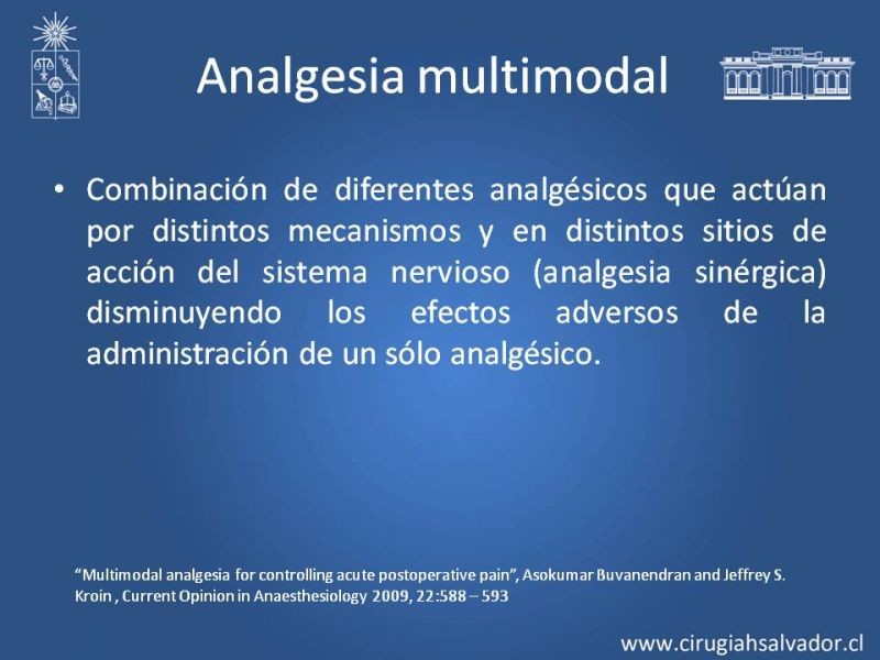 Diapositiva 37 de Manejo del dolor agudo postoperatorio