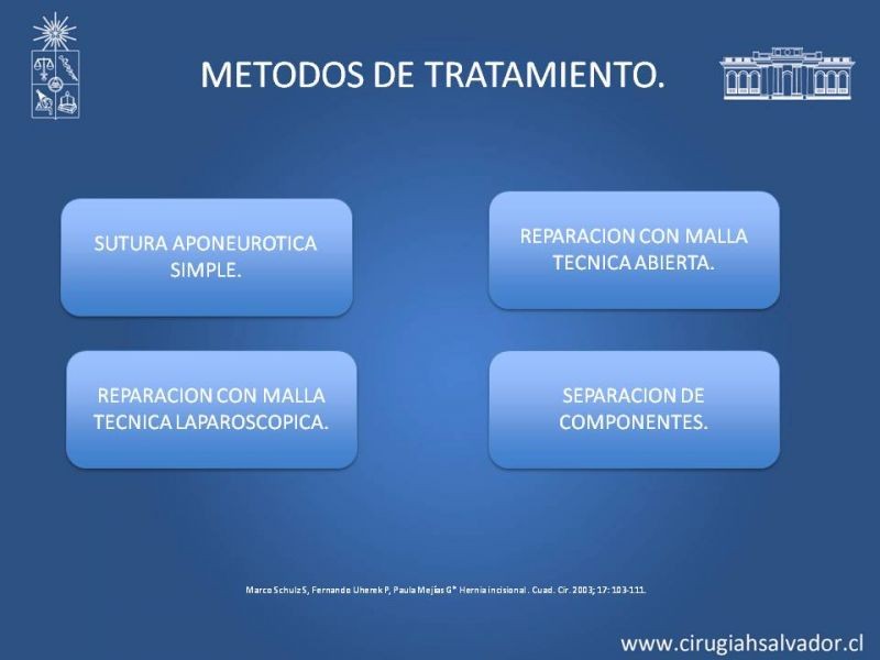Diapositiva 4 de Hernia incisional: Alternativas de tratamiento